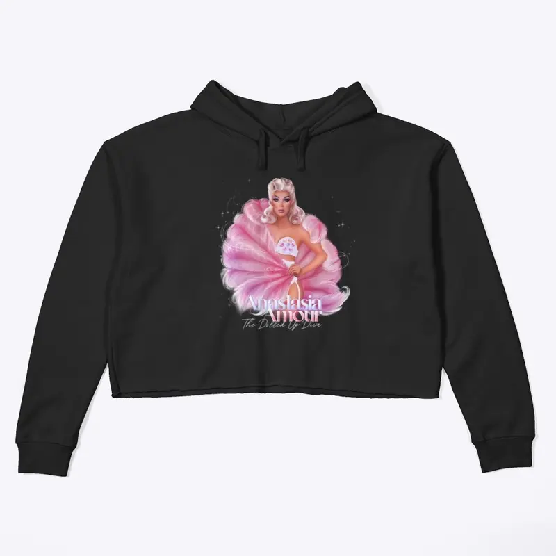 The Dolled Up Diva Crop Hoodie